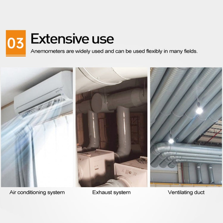 BENETECH GM8903 2.6 inch LCD Screen Digital Hot Wire Wind Speed Wind Temperature Anemometer - free shipping - PMC TechLife - Order now!