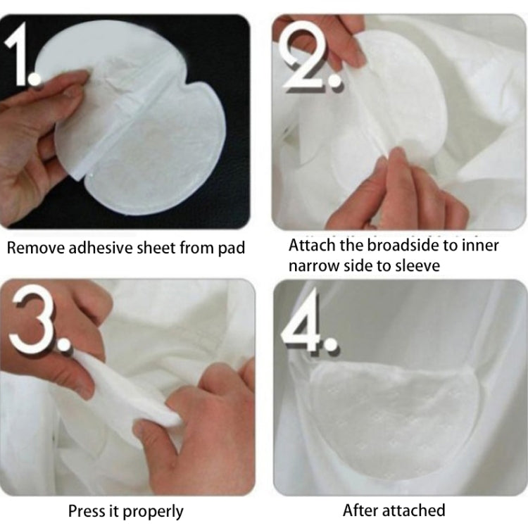 10pcs Disposable Self-adhesive Armpit Cotton Sweat Pads Underarm Absorbents(White) - free shipping - PMC TechLife - Order now!