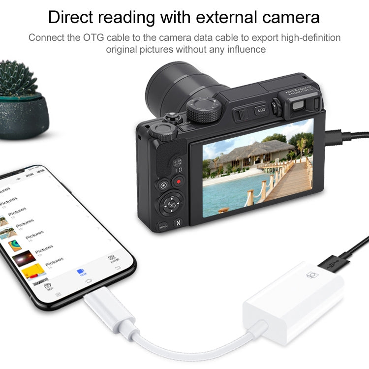 USB OTG Connection Kit (10cm)(White)