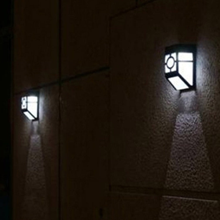Outdoor High Power 0.2W Solar Lantern Light, 2 LED Fence Lamp Solar Wall Mounted Light