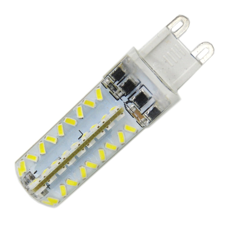 G9 5W 450LM 72 LED SMD 3014 Dimmable Silicone Corn Light Bulb, AC 220V (Natural White Light)