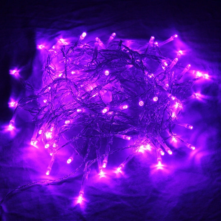 10m String Decoration Light, For Christmas Party, 80 LED, Purple Light, Battery Powered
