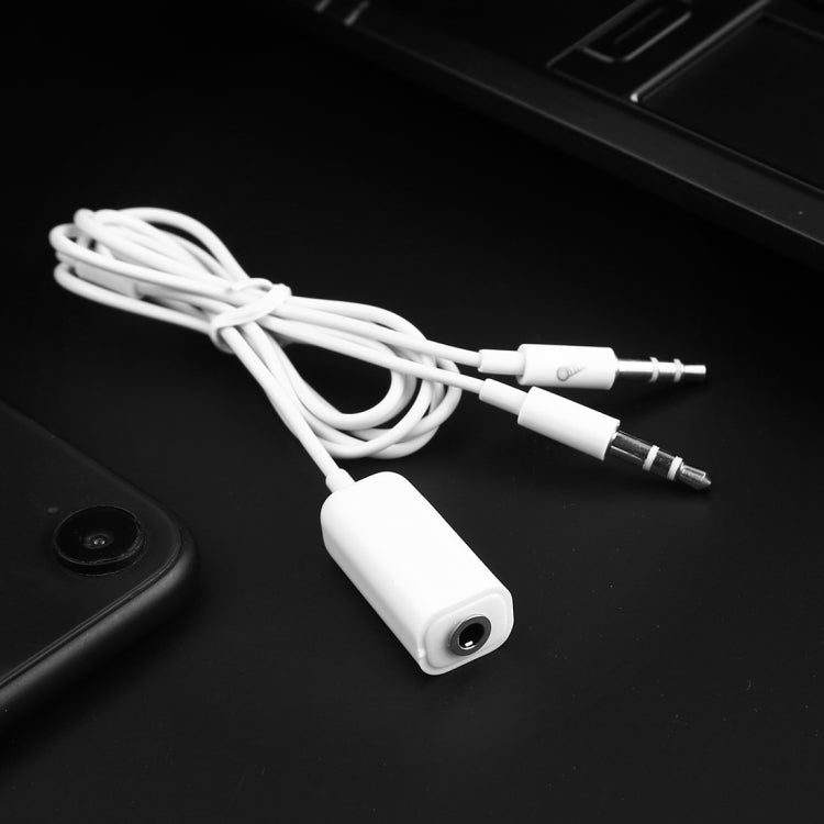 3.5mm Female to 3.5mm Male Microphone Jack + 3.5mm Male Earphone Jack Adapter Cable for Apple Computer, Length: 78cm(White) - free shipping - PMC Jewellery - Order now!