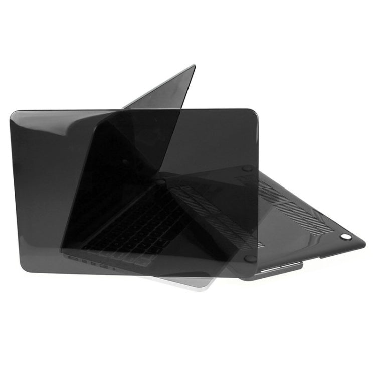 ENKAY for Macbook Pro Retina 13.3 inch (US Version) / A1425 / A1502 Hat-Prince 3 in 1 Crystal Hard Shell Plastic Protective Case with Keyboard Guard & Port Dust Plug(Black)