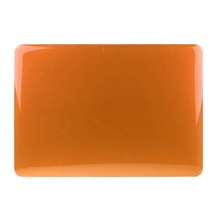 ENKAY for Macbook Pro Retina 13.3 inch (US Version) / A1425 / A1502 Hat-Prince 3 in 1 Crystal Hard Shell Plastic Protective Case with Keyboard Guard & Port Dust Plug(Orange)