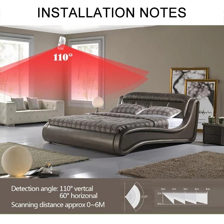 PK-210PR Wired Passive Infrared Wide Angle PIR Motion Sensor Infrared Detector Alarm(White) - Infrared Detector by PMC TechLife | Online Shopping South Africa | PMC TechLife