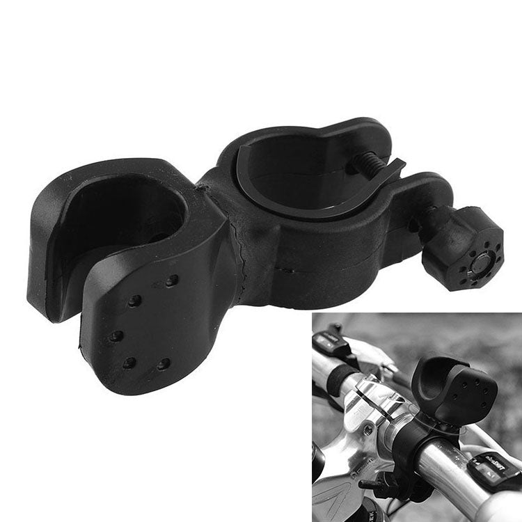 2pcs 360 Degrees Rotation Mount Holder Clip Clamp, for Bicycle Bike Flashlight
