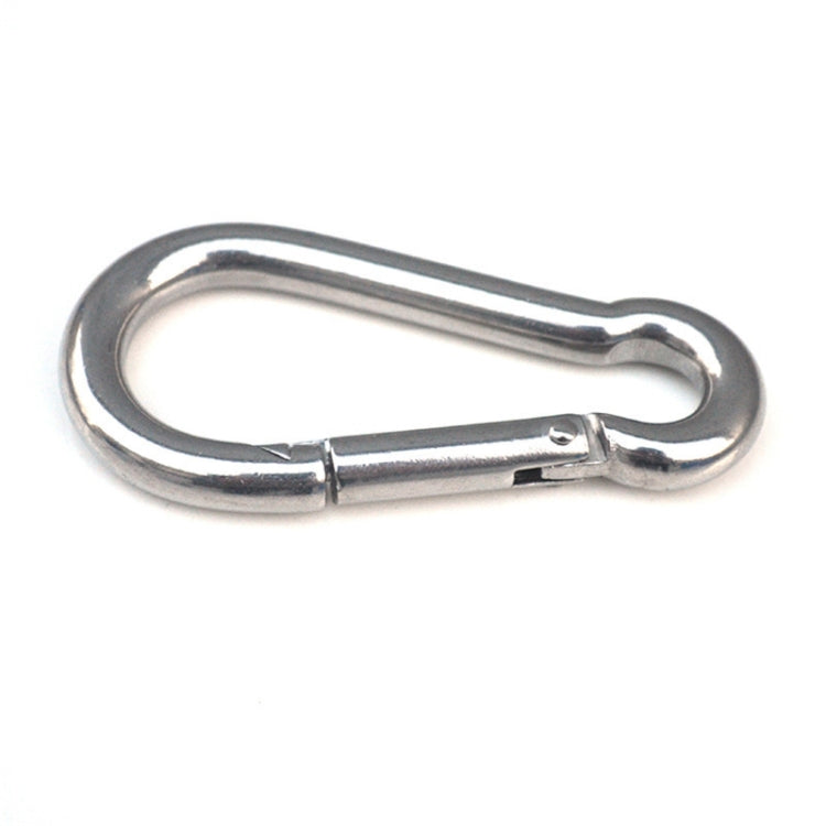 M5 Stainless Steel Carabiner Spring Hook Multi-tool Mountaineering Buckle Lock Camping Hook Rope, Inner Diameter: 4.9mm - Hooks by PMC Jewellery | Online Shopping South Africa | PMC Jewellery | Buy Now Pay Later Mobicred