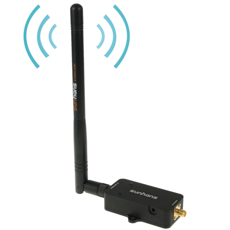 Sunhans SH24BTA-N 35dBm 2.4GHz 3W 11N/G/B WiFi Signal Booster WiFi Amplifier Wireless Repeater(UK Plug)