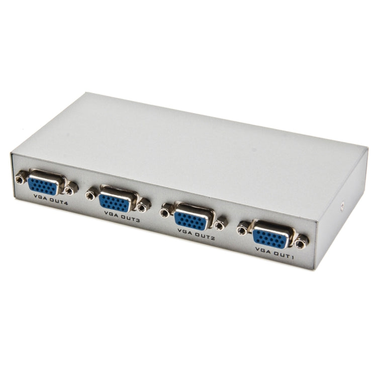 4 Port 150MHz VGA Splitter (1 VGA Input, 4 VGA Output) - VGA Splitters by PMC Jewellery | Online Shopping South Africa | PMC Jewellery | Buy Now Pay Later Mobicred