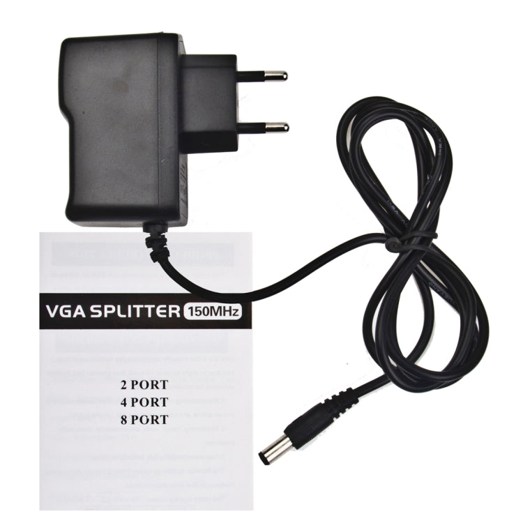 4 Port 150MHz VGA Splitter (1 VGA Input, 4 VGA Output) - VGA Splitters by PMC Jewellery | Online Shopping South Africa | PMC Jewellery | Buy Now Pay Later Mobicred