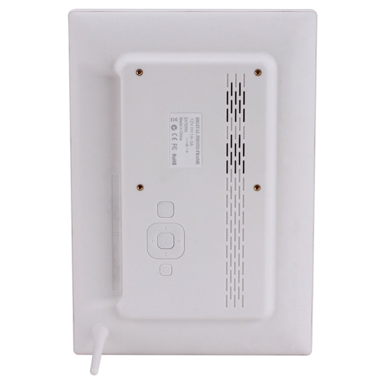 12.1 inch Digital Photo Frame with Holder & Remote Control, Allwinner F16 Program, Support SD / MMC / USB Flash Disk(White)