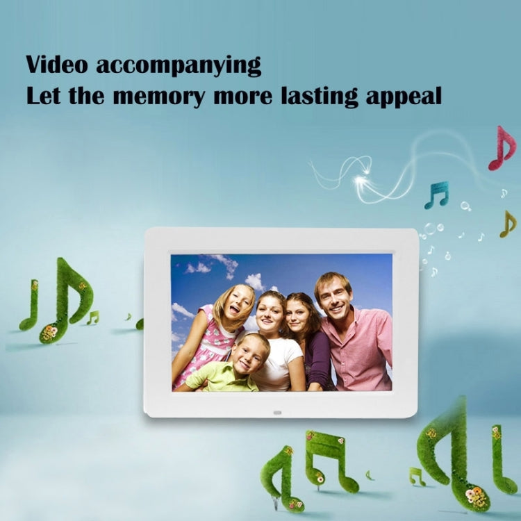 13 inch 1024 x 768 / 16:9 LED Widescreen Suspensibility Digital Photo Frame with Holder & Remote Control, Support SD / MicroSD / MMC / MS / XD / USB Flash Disk(White)