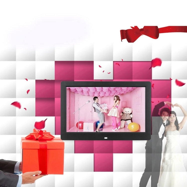 10.1 inch HD Wide Screen Digital Photo Frame with Holder & Remote Control, Allwinner E200, Alarm Clock / MP3 / MP4 / Movie Player(White) - free shipping - PMC Jewellery - Order now!