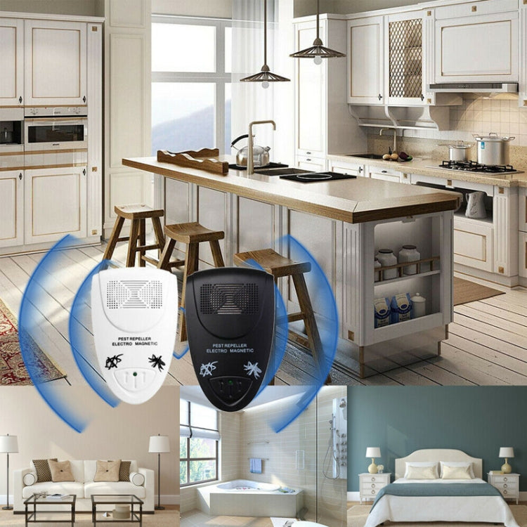 Ultrasonic Pest Repeller Electro Magnetic(Black) - free shipping - PMC TechLife - Order now!