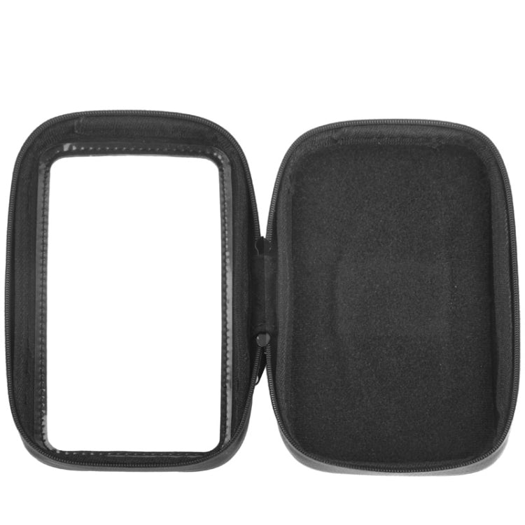 Bicycle Handlebar Mount Holder Water-resistant / Sand-proof / Snow-proof / Dirt-proof Zipper Touch Bag, Suitable for Galaxy Note III / N9000 & Mega 6.3 / i9200(Black)