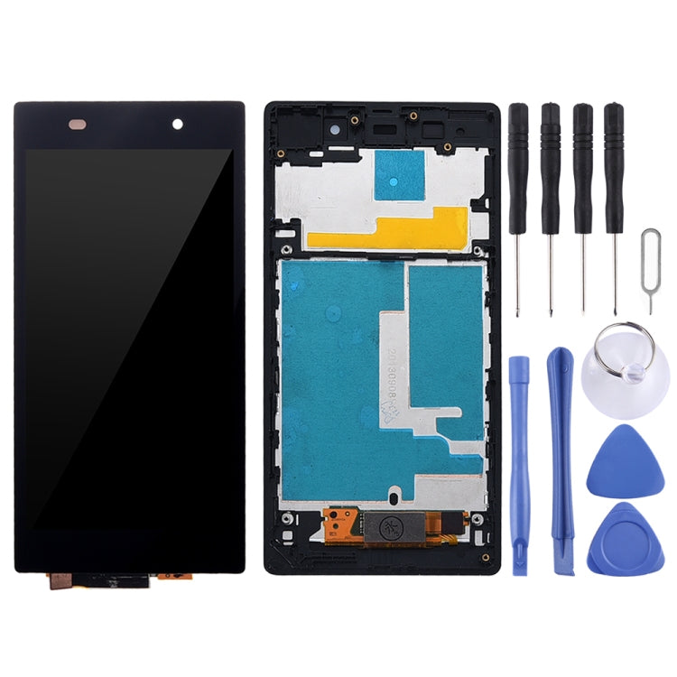 LCD Display + Touch Panel with Frame for Sony Xperia Z1 / L39h / C6902 / C6903 / C6906 / C6943(Black)