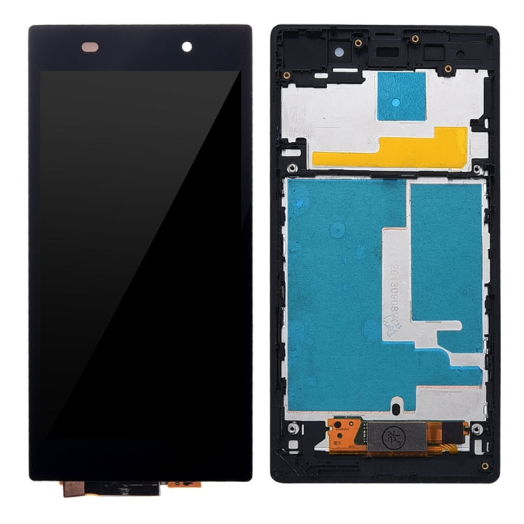 LCD Display + Touch Panel with Frame for Sony Xperia Z1 / L39h / C6902 / C6903 / C6906 / C6943(Black)