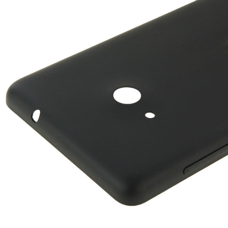 Bright Surface Solid Color Plastic Battery Back Cover for Microsoft Lumia 535(Black)
