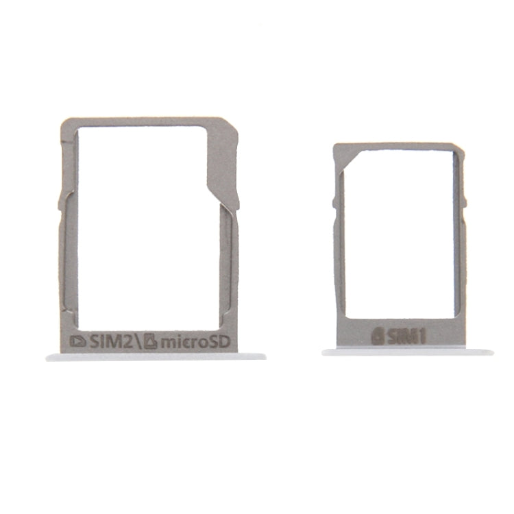 For Galaxy A3 / A300 & A5 / A500 & A7 / A700 SIM Card Tray & Micro SD Card Tray (White)