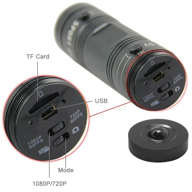 F9 Full HD 1080P Action Helmet Camera / Sports Camera / Bicycle Camera, Support TF Card, 120 Degree Wide Angle Lens - free shipping - PMC Jewellery - Order now!