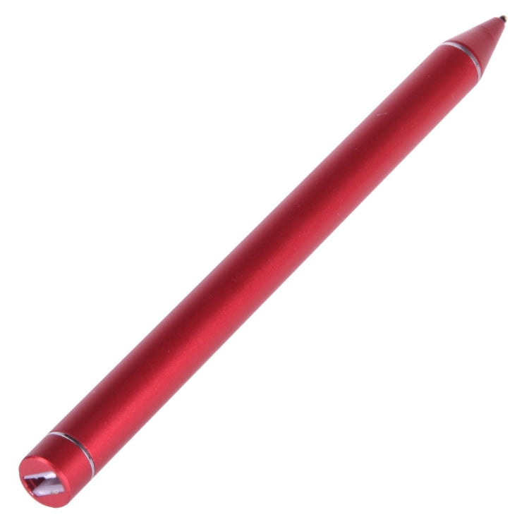 Universal Rechargeable Capacitive Touch Screen Stylus Pen with 2.3mm Superfine Metal Nib, For iPhone, iPad, Samsung, and Other Capacitive Touch Screen Smartphones or Tablet PC(Red)