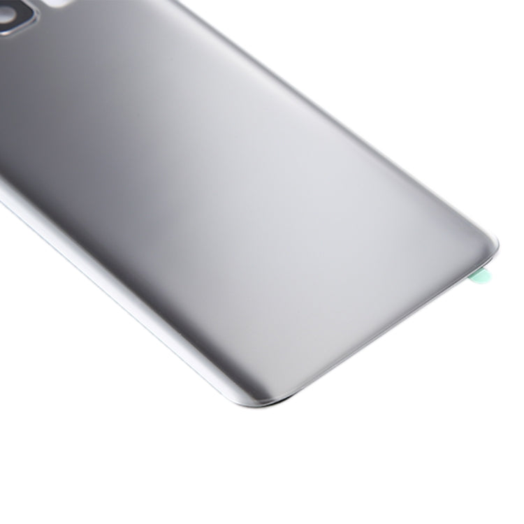 For Galaxy S8+ / G955 Battery Back Cover with Camera Lens Cover & Adhesive (Silver)