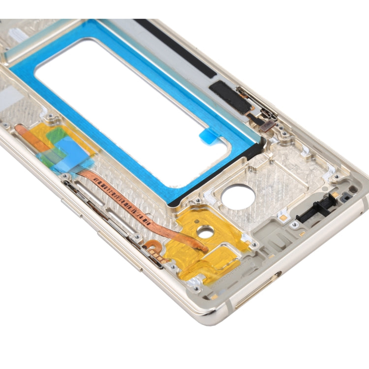 For Galaxy Note 8 / N950 Front Housing LCD Frame Bezel Plate(Gold)