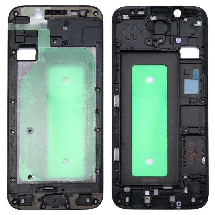 For Galaxy J730 Front Housing LCD Frame Bezel Plate(Black)