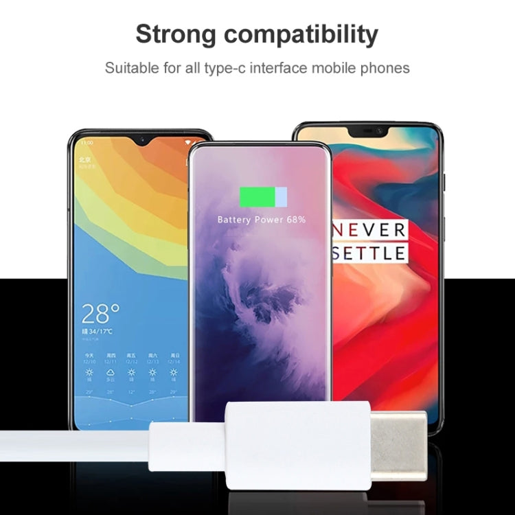 2m 2A USB-C / Type-C 3.1 Male to USB-C / Type-C 3.1 Male Adapter Cable(White) - USB-C & Type-C Cable by PMC TechLife | Online Shopping South Africa | PMC TechLife | Buy Now Pay Later Mobicred