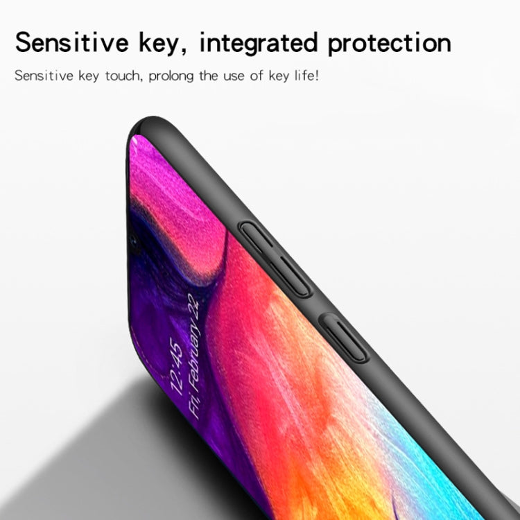 MOFI Frosted PC Ultra-thin Full Coverage Case for Galaxy A50 (Black)