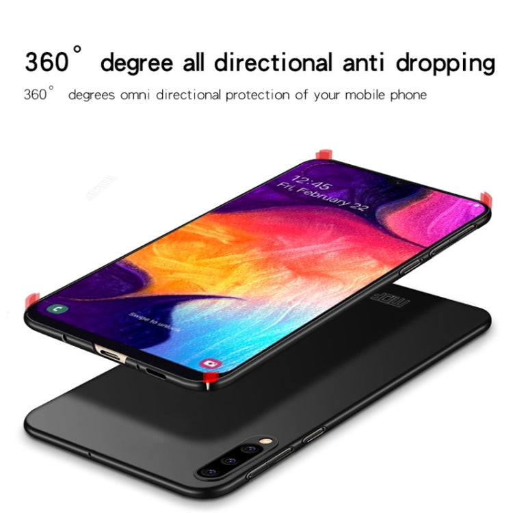 MOFI Frosted PC Ultra-thin Full Coverage Case for Galaxy A50 (Blue)