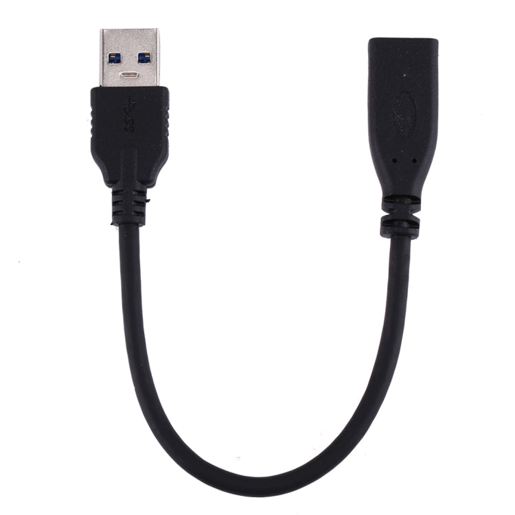 USB 3.0 Male to USB-C / Type-C 3.1 Female Adapter Cable, Cable Length: About 20cm(Black)