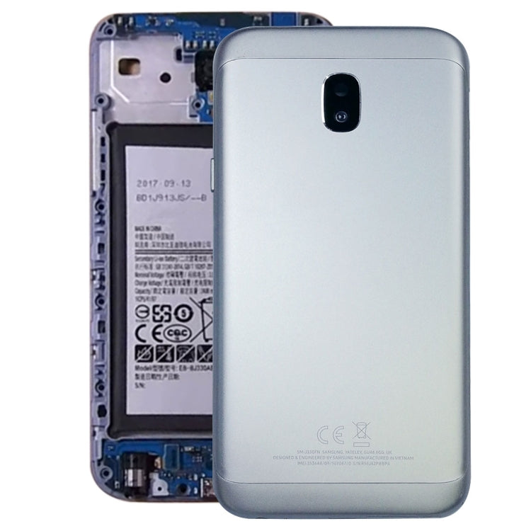 For Galaxy J3 (2017), J3 Pro (2017), J330F / DS, J330G / DS Back Cover (Blue)