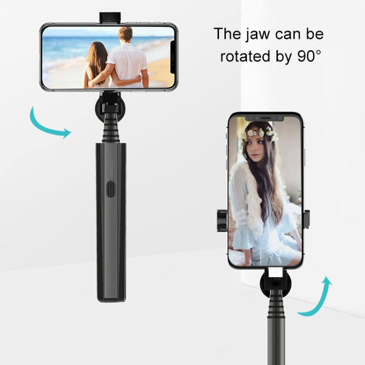 CYKE P9 Universal Stretchable Hidden One-piece Wireless Bluetooth Selfie Stick(Black)