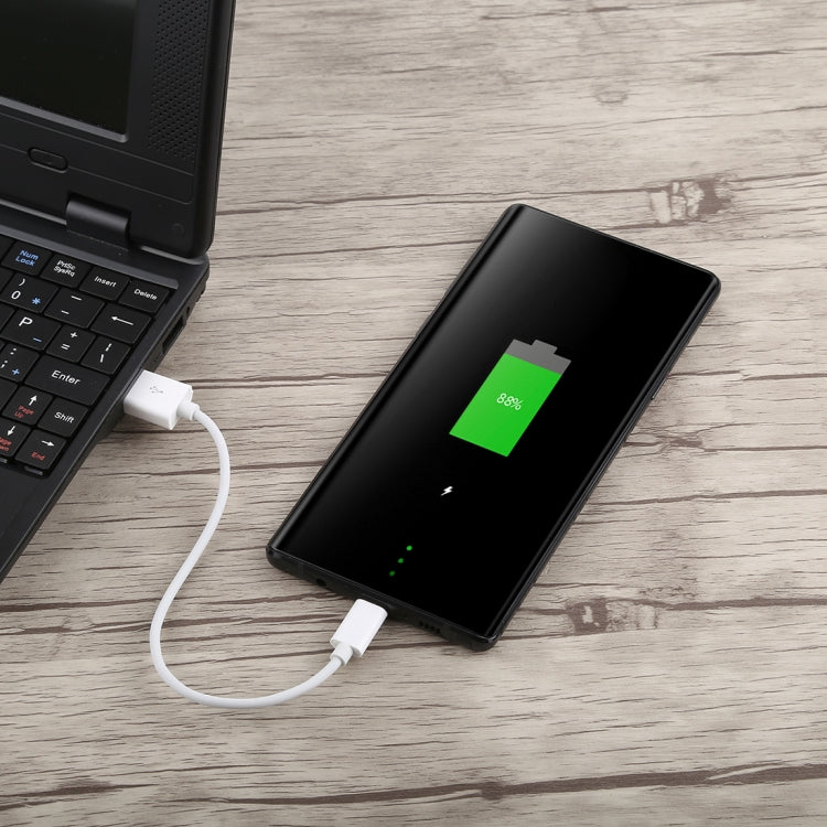 USB to USB-C / Type-C Charging & Sync Data Cable, Cable Length: 22cm(White) - USB-C & Type-C Cable by PMC TechLife | Online Shopping South Africa | PMC TechLife | Buy Now Pay Later Mobicred