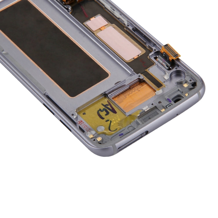 Original LCD Screen and Digitizer Full Assembly with Frame & Charging Port Board & Volume Button & Power Button For Galaxy S7 Edge / G935F(Black)