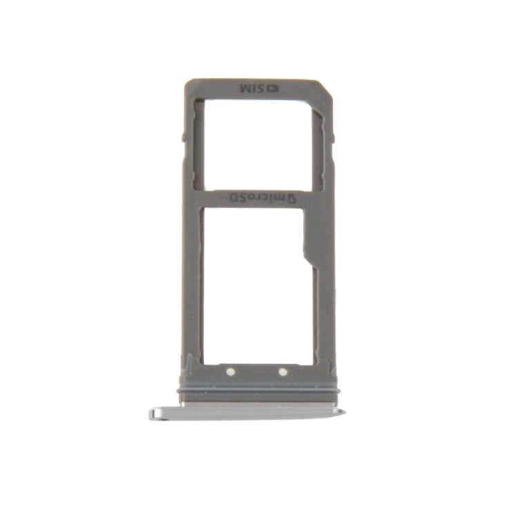 For Galaxy S7 Edge / G935 SIM Card Tray and Micro SD Card Tray (Silver)