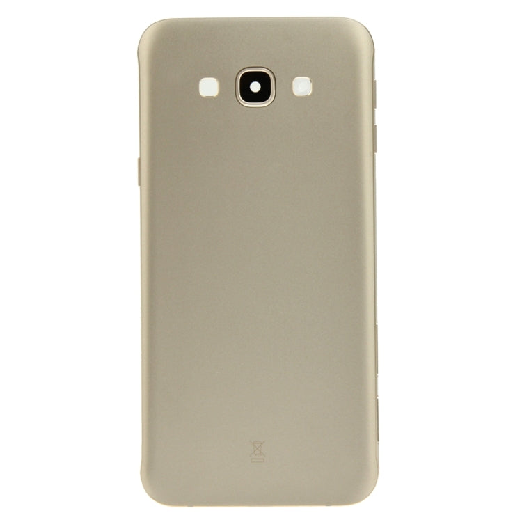 For Galaxy A8 / A800 Battery Back Cover (Gold)
