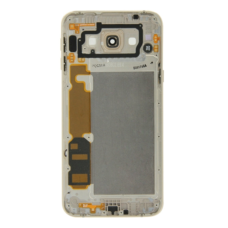 For Galaxy A8 / A800 Battery Back Cover (Gold)