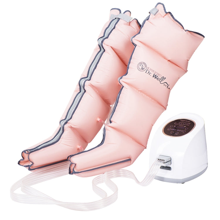 RD-M2857 4 in 1 Legs + Waist + Single Hand Airbag All-inclusive Intelligent Air Wave Pressure Massager with Host, Support Timing / Positioning Massage & 10 Kinds of Adjustable Force, US Plug or EU Plug(Pink)