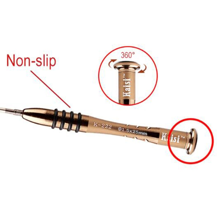 Kaisi K-222 Precision Screwdrivers Professional Repair Opening Tool for Mobile Phone Tablet PC (Five star: 1.2) - free shipping - PMC TechLife - Order now!