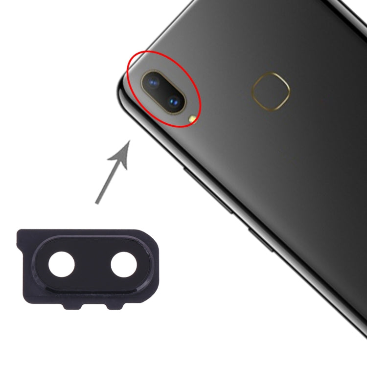 For Vivo Y85 10pcs Camera Lens Cover (Black) - Camera Parts by PMc TechLife | Online Shopping South Africa | PMc TechLife | Buy Now Pay Later Mobicred