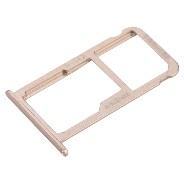 For Huawei Maimang 5 SIM Card Tray & SIM / Micro SD Card Tray(Gold) - Card Socket by PMc TechLife | Online Shopping South Africa | PMc TechLife | Buy Now Pay Later Mobicred