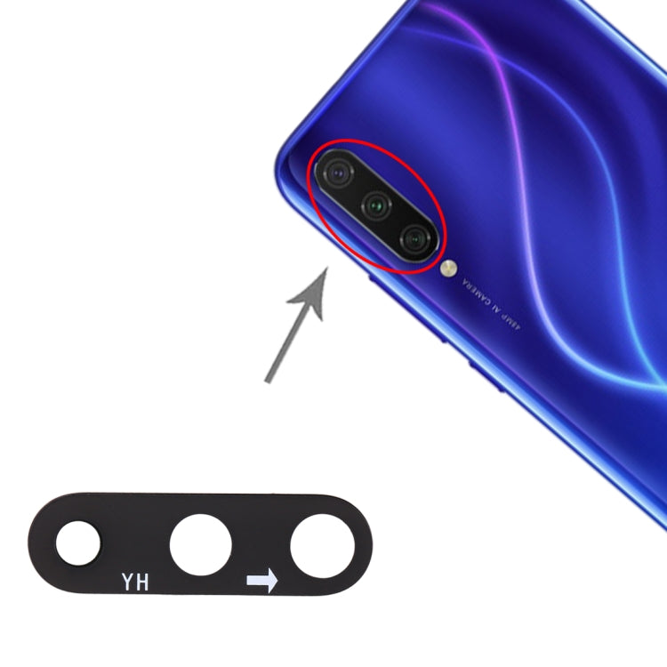10 PCS Back Camera Lens for Xiaomi Mi CC9e / A3 - Camera by PMC TechLife | Online Shopping South Africa | PMC TechLife