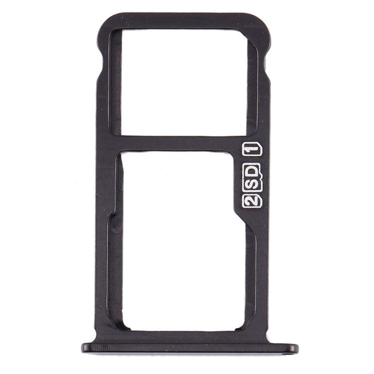 SIM Card Tray + SIM Card Tray / Micro SD Card Tray for Nokia X7 / 8.1 / 7.1 Plus / TA-1131(Black)