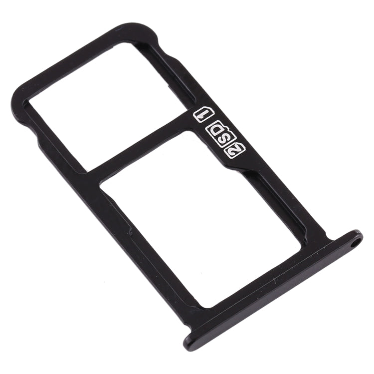 SIM Card Tray + SIM Card Tray / Micro SD Card Tray for Nokia X7 / 8.1 / 7.1 Plus / TA-1131(Black)