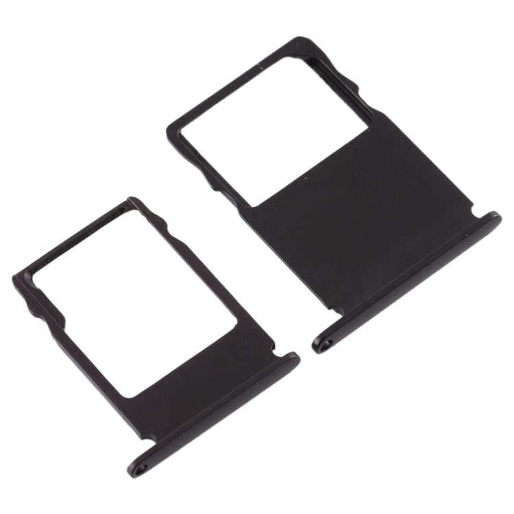 SIM Card Tray + Micro SD Card Tray for Nokia 3 TA-1020 TA-1028 TA-1032 TA-1038(Black)