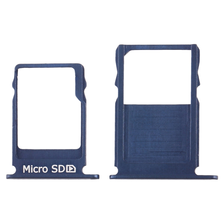 SIM Card Tray + Micro SD Card Tray for Nokia 3 TA-1020 TA-1028 TA-1032 TA-1038(Blue)