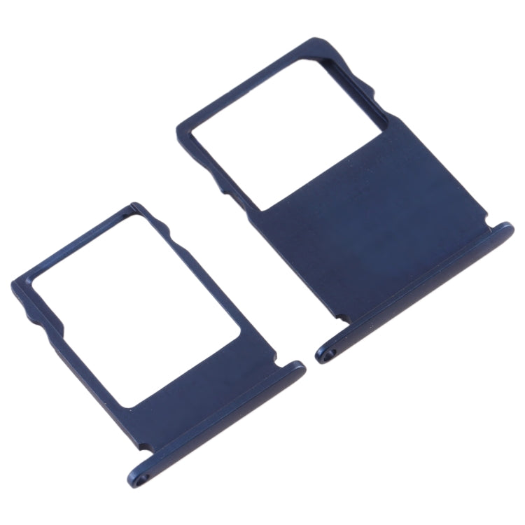 SIM Card Tray + Micro SD Card Tray for Nokia 3 TA-1020 TA-1028 TA-1032 TA-1038(Blue)